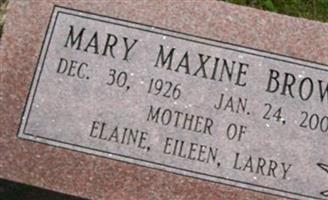 Mary Maxine Pearcy Brown
