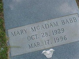 Mary McAdam Babb Mary McAdam Babb