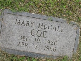 Mary McCall Coe