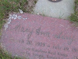 Mary Ann "Meleane Keti Tonga" Seay Mary Ann "Meleane Keti Tonga" Seay