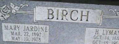Mary Mildred Jardine Birch