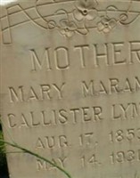 Mary Miranda Callister Lyman