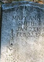 Mary Ann "Molly" Garrett Smith Mary Ann "Molly" Garrett Smith
