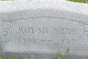 Mary Nix Horton