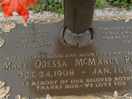 Mary Odessa McManus Plyler