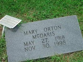 Mary Orton McDaris Mary Orton McDaris