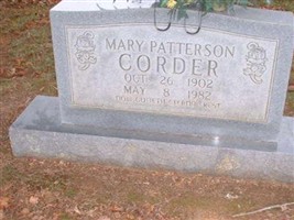 Mary Patterson Corder Mary Patterson Corder