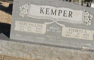Mary Paulina Kemper Mary Paulina Kemper