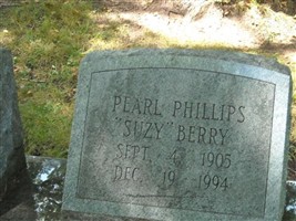 Mary Pearl "Suzy" Phillips Berry Mary Pearl "Suzy" Phillips Berry