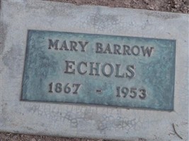 Mary Percilla Barrow Echols Mary Percilla Barrow Echols
