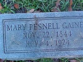 Mary Pesnell Gaines