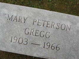 Mary Peterson Gregg Mary Peterson Gregg