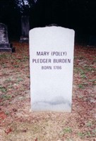 Mary Polly Pledger Burden Mary Polly Pledger Burden