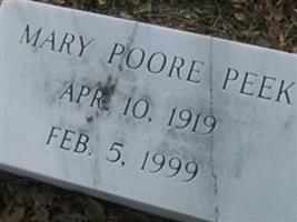 Mary Poore Peek