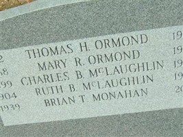 Mary R. Ormond Mary R. Ormond