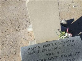 Mary Rebecca Prock Galbraith Mary Rebecca Prock Galbraith