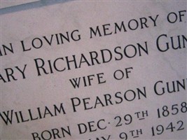 Mary Richardson Gundy Mary Richardson Gundy