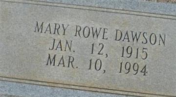 Mary Rowe Dawson