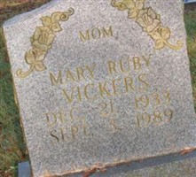 Mary Ruby Vickers Mary Ruby Vickers