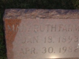 Mary Ruth Scott Farmer Mary Ruth Scott Farmer