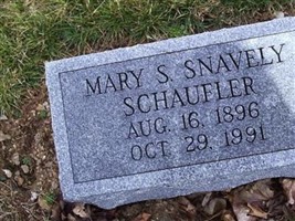 Mary S Snavely Schaufler