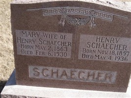 Mary Schaecher Mary Schaecher