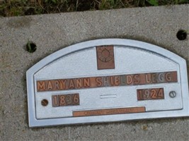 Mary Ann Shields Vandever Legg