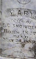 Mary Snowden