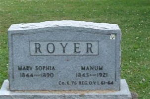 Mary Sophia Royer