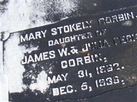 Mary Stokely Corbin Mary Stokely Corbin
