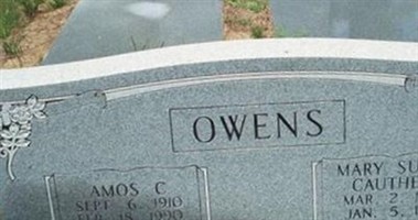 Mary Sudie Cauthen Owens Mary Sudie Cauthen Owens