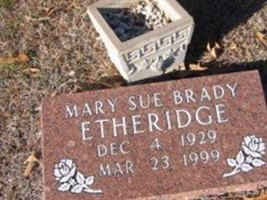 Mary Sue Brady Etheridge Mary Sue Brady Etheridge