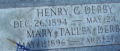 Mary Talley Derby