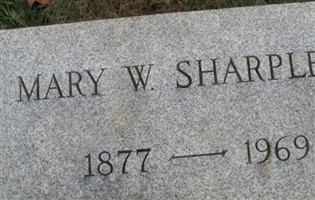 Mary Thompson Wills Sharpless Mary Thompson Wills Sharpless