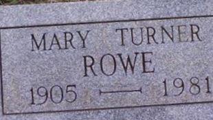 Mary Turner Rowe