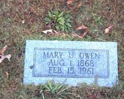 Mary U Owen