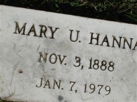 Mary Unger Hanna Mary Unger Hanna