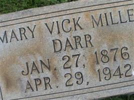Mary Vick Miller Darr