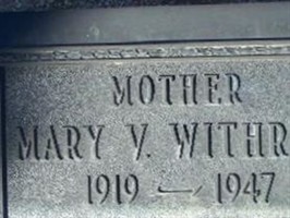 Mary Victoria Withrow Mary Victoria Withrow