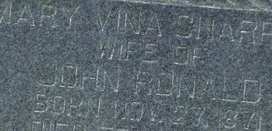 Mary Vina Charron Ronald