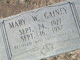 Mary W. Gainey
