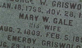 Mary W Gale Griswold