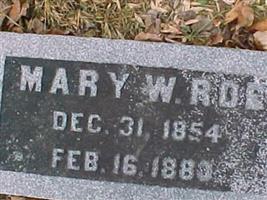 Mary W Roe