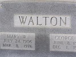 Mary W Walton