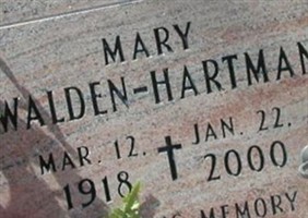 Mary Walden-Hartman Mary Walden-Hartman