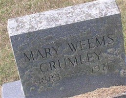 Mary Weems Crumley Mary Weems Crumley
