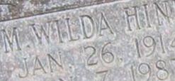 Mary Wilda Hind Plowman