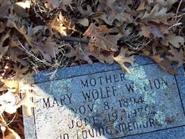 Mary Wolfe Walton