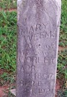 Mary Worley Weems Mary Worley Weems