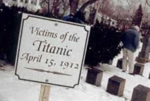 Mass Burial site of Titanic Victims